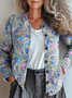 Paisley Regular Fit Casual Cardigan