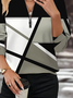 Abstract Casual Printing Crew Neck Sweatshirt