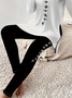 Women's Floral Print Crew Neck Long Sleeve and Leggings Two-Piece Set