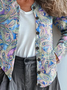 Paisley Regular Fit Casual Cardigan