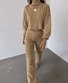 Women's Autumn And Winter High Collar Trousers Trousers Two-Piece Casual Fashion Suit