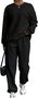 Women's Autumn And Winter Fashion Ribbed Jacquard Trousers Casual Two-Piece Sweatshirt Trousers