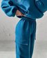 Women's Solid Color Sports Casual Sweatshirt Suit Fashionable Loose Long Sleeve Style