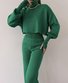 Women's Autumn And Winter High Collar Trousers Trousers Two-Piece Casual Fashion Suit