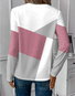 Women's Long Sleeve T-shirt Spring/Fall Pink Abstract Printing Jersey Crew Neck Daily Going Out Casual Top