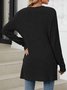 Cotton-Blend Loose Simple New Autumn And Winter Solid Color Casual Pocket Long-sleeved Warm Knitted Cardigan