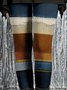 Casual Tight Striped Cotton Leggings
