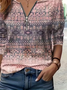 Casual Printing Sweatshirt