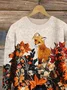 Regular Fit Crew Neck Casual Knitted Sweater
