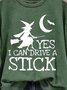 Regular Fit Halloween Casual Sweatshirt