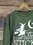 Regular Fit Halloween Casual Sweatshirt