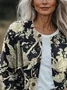 Women's Floral Print Casual Long Sleeve Cardigan