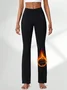 Autumn And Winter Brushed Velvet Flared Yoga Pants Slimming High Waist Hip Lifting Sports Pants