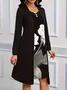 Regular Fit Cotton V Neck Dress