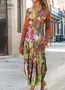 Women's Midi Dress Sheath Dress T Shirt Dress Tee Dress Vacation Casual Daily Regular Fit Floral Graphic