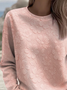 Floral Printing Casual Sweatshirt