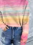 Casual Crew Neck Sweatshirt