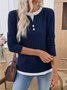 Casual V Neck T-Shirt