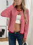 Striped Casual Cardigan
