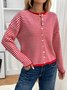 Striped Casual Cardigan