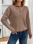 Striped Casual Cardigan