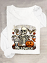 Women's Just Waiting for Halloween Long Sleeve T-Shirt
