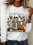 Women's Just Waiting for Halloween Long Sleeve T-Shirt