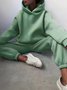 Women's Adjustable Strap Plain Daily Going Out Two-Piece Set Beige Casual Spring/Fall Top With Pants Matching Set