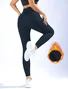 Women's Warm High Waist Casual Sports Leggings Autumn And Winter Plus Fleece Yoga Tights