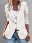 Women's Casual Spring And Autumn Lapel Suit Jacket