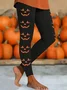 Casual Printing Tight Halloween Leggings