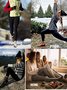 Women's Warm High Waist Casual Sports Leggings Autumn And Winter Plus Fleece Yoga Tights