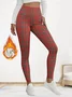 Casual Geometric Cotton Leggings
