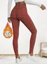 Casual Geometric Cotton Leggings