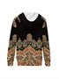 Hoodie Loose Ethnic Vintage Jacket