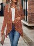 Women's Elegant Lightweight Cardigan Woven Textured Long Sleeve Jacket