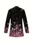 Women's Elegant Lightweight Cardigan Gradient Pattern Print Long Sleeve Jacket
