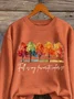 Women's Fall Is My Favorite Color Print Sweatshirt