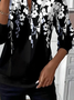 Loose Crew Neck Casual Zipper Sweatshirt