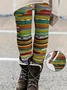 Printing Jersey Casual Leggings