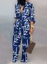 Women's H-Line Shirt Mock Neck Daily Going Out Casual Split Joint Plain Summer Long Jumpsuit Romper