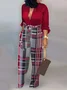 Women's H-Line Shirt Mock Neck Daily Going Out Casual Split Joint Plain Summer Long Jumpsuit Romper
