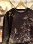 Crew Neck Casual Sweatshirt