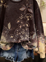 Crew Neck Casual Sweatshirt