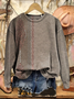Loose Printing Ethnic Casual Sweatshirt