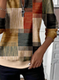 Women's Abstract Print Casual Long Sleeve Zipper Sweatshirt