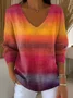 Casual Ombre Sweater