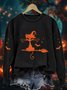 Cotton Ethnic Halloween Regular Fit Sweatshirt
