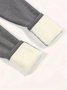 Women's Lambskin Leggings Outer Wear Skinny Pants Elastic High Waist Warm Yoga Pants