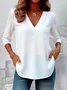 Casual Plain Cotton T-Shirt